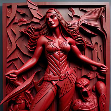 3D model st The Marvel Universe Elektra (STL)